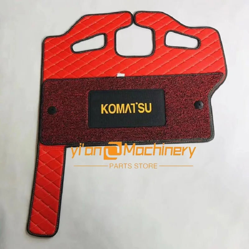 For Komatsu Cabin Floor Mat   Pc130-8 Pc160-8 Pc200-8 Excavator Cab Foot Mat