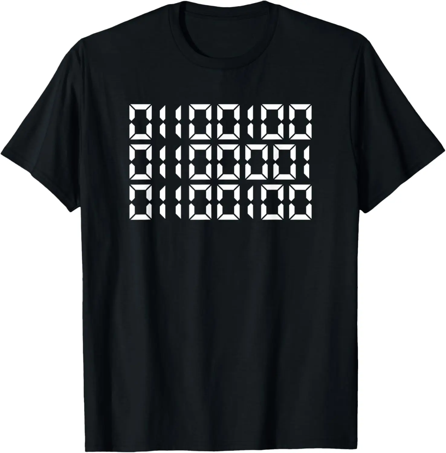 Papá en código binario camisa regalo de computadora divertida camiseta del día del padre