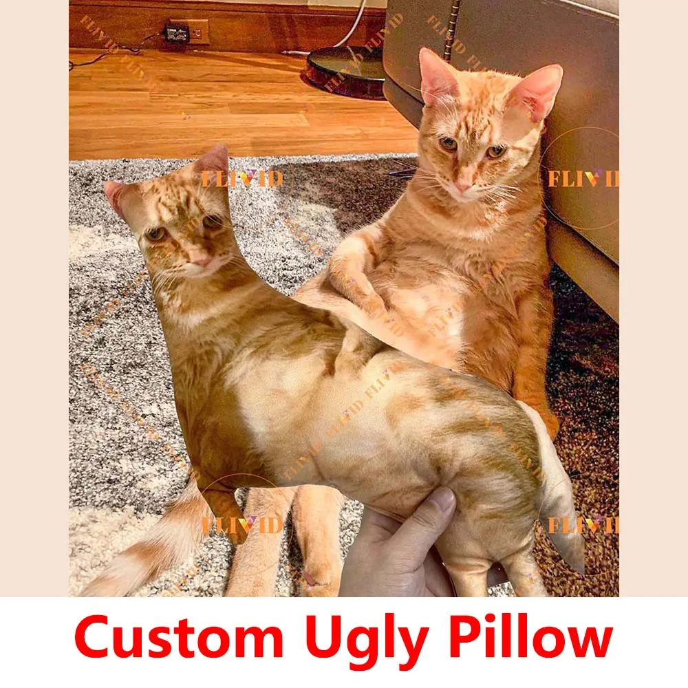 

Custom Pet Dog Cat Ugly Pillow,Personalized 3D Pillow,Customized Animal Pillows,Pet Loss Memorial Birthday Gift,Pet Lover Gift