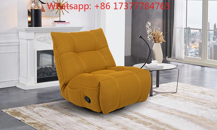 Colorful Fabric Living Room Furniture  Swivel Rocking Reclining Sofa Chair