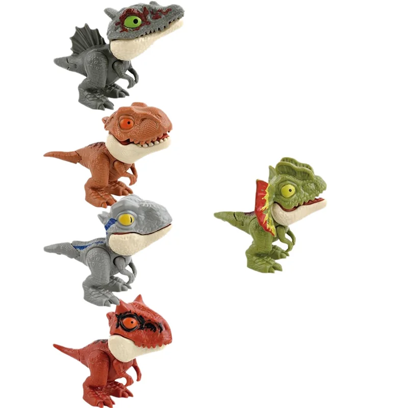 

CYGJ-Finger Biting Action Dinosaur Figures Sets For Boys Kids Birthday Gift Cake Toppers