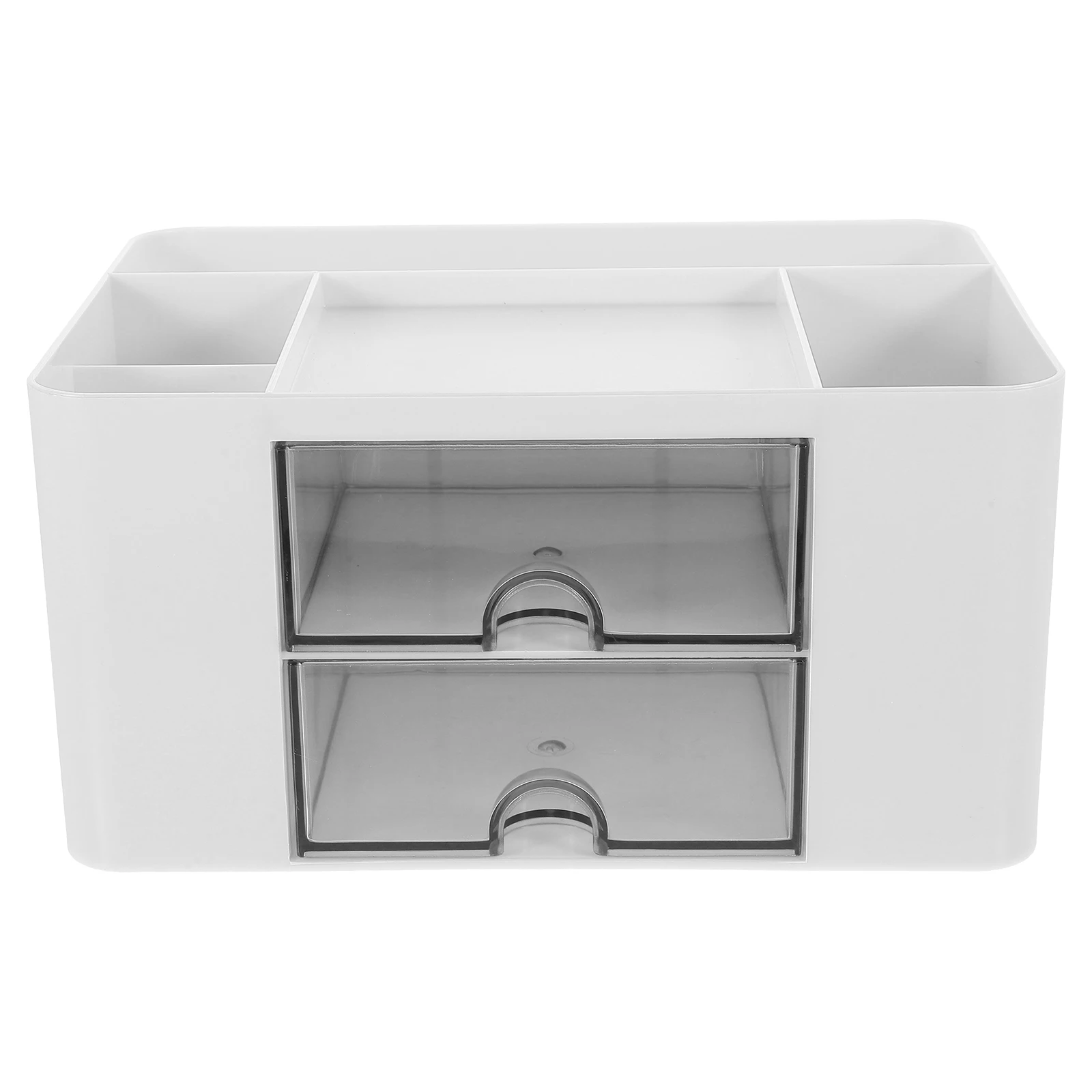 

White Large Capacity Desk ganizer Drawers for Office Stationery Makeup Brushes Storage Plastic HIPS Multi Layer