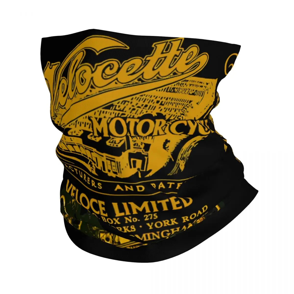 

Adorable Velocette Bandana Neck Gaiter Motocross Face Mask Cycling Scarf Hiking Unisex Adult All Season