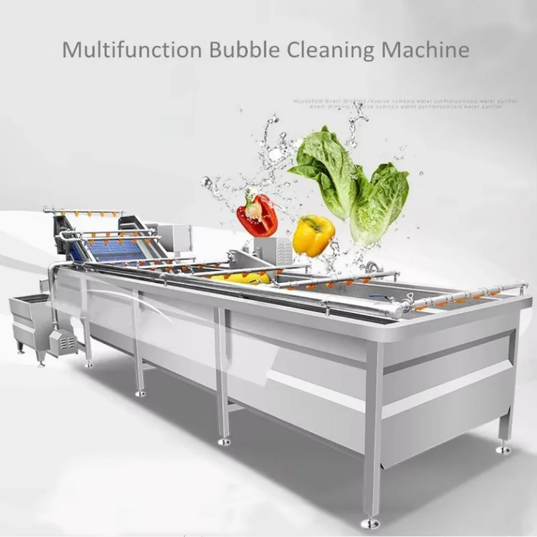 #Automatic Sweet Potato Onion Tomato Cleaning Washer Lemon Peanut mango Strawberry Fruit Vegetable air Bubble Washing Machine