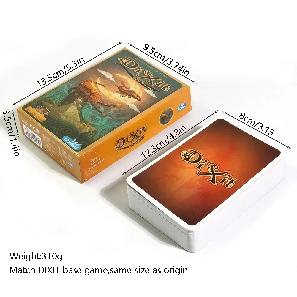 Dixit odyssey English Edition Strategic Strategy Board Game Playmat Family Gathering Party Friend Playing Cards Collection Toy ﻿