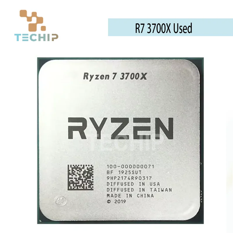 Ryzen 7 R7 3700X 3.6GHz 8-Core 16-Thread CPU Processor 65W 7NM L3=32M 100-000000071 LGA AM4