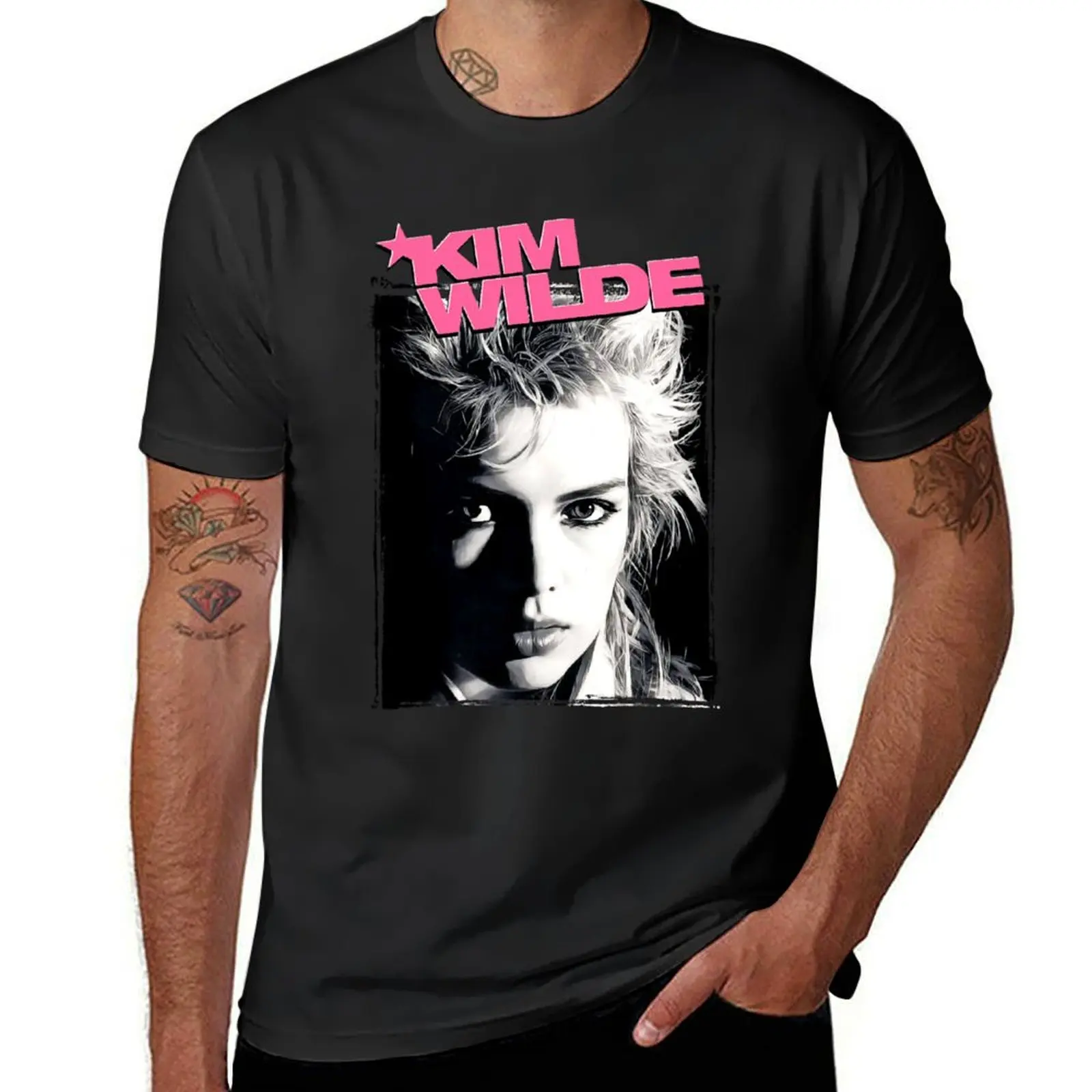 

Kim Wilde Essential T-Shirt graphics customizeds men clothings