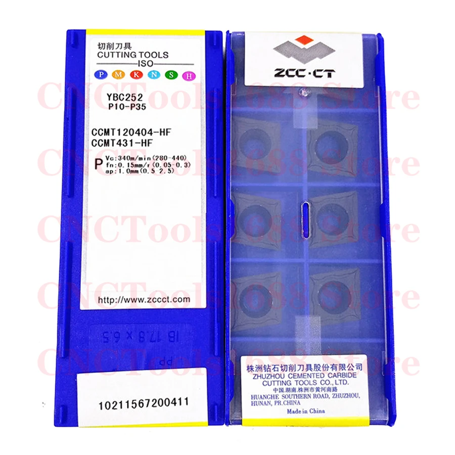 ZCC.CT CCMT120404 CCMT120408 CCMT120412 CNMG120416-HM HF HR DM PM DR YBC252 Carbide Insert CNMG Inserts