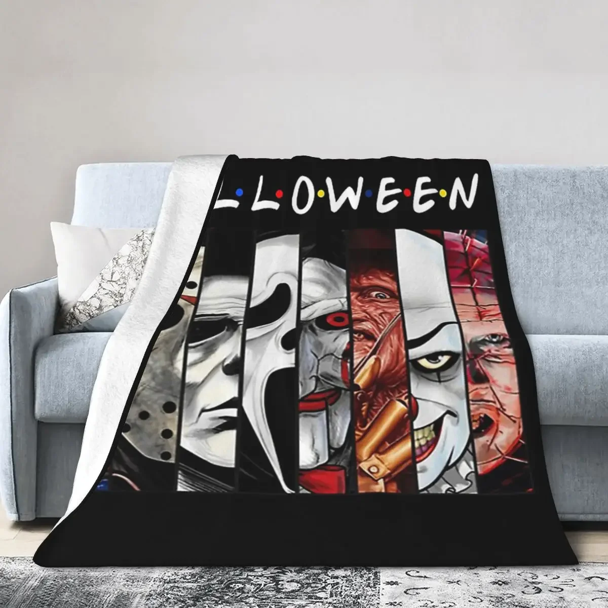 This Is My Scary Halloween Costume Blankets Soft Warm Flannel Throw Blanket Bedspread for Bed Living room Picnic Travel Home