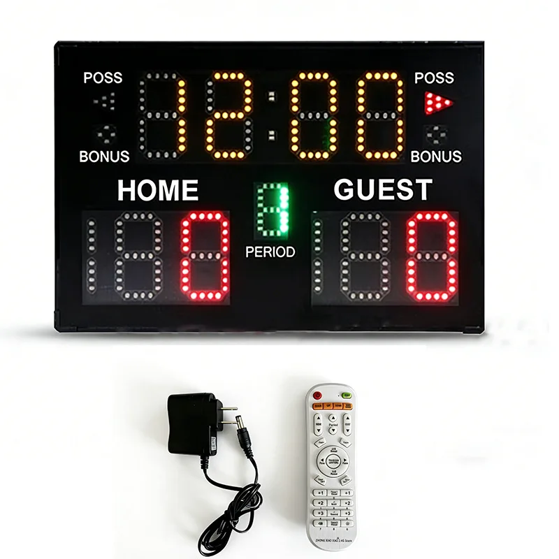 Portable Rechargeable Electronic Scoring Timer for Basketball Badminton Football Cross-Border Sports Score Counter