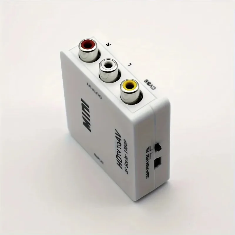 HDMI-compatible To AV RCA Adapter Converter Mini Box CVBS LR Video Composite AV Scaler For PC HDTV Projector gallery 4
