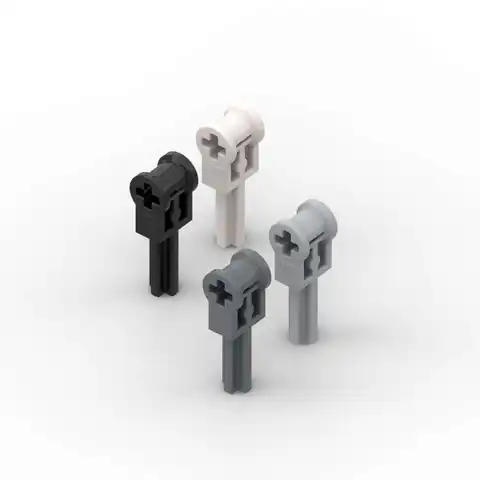 MOC 6553 액슬 2L 빌딩 블록 키트, 리버스 핸들 커넥터, 벽돌 입자, 교육 조립 DIY 장난감, 어린이 선물, 10 개