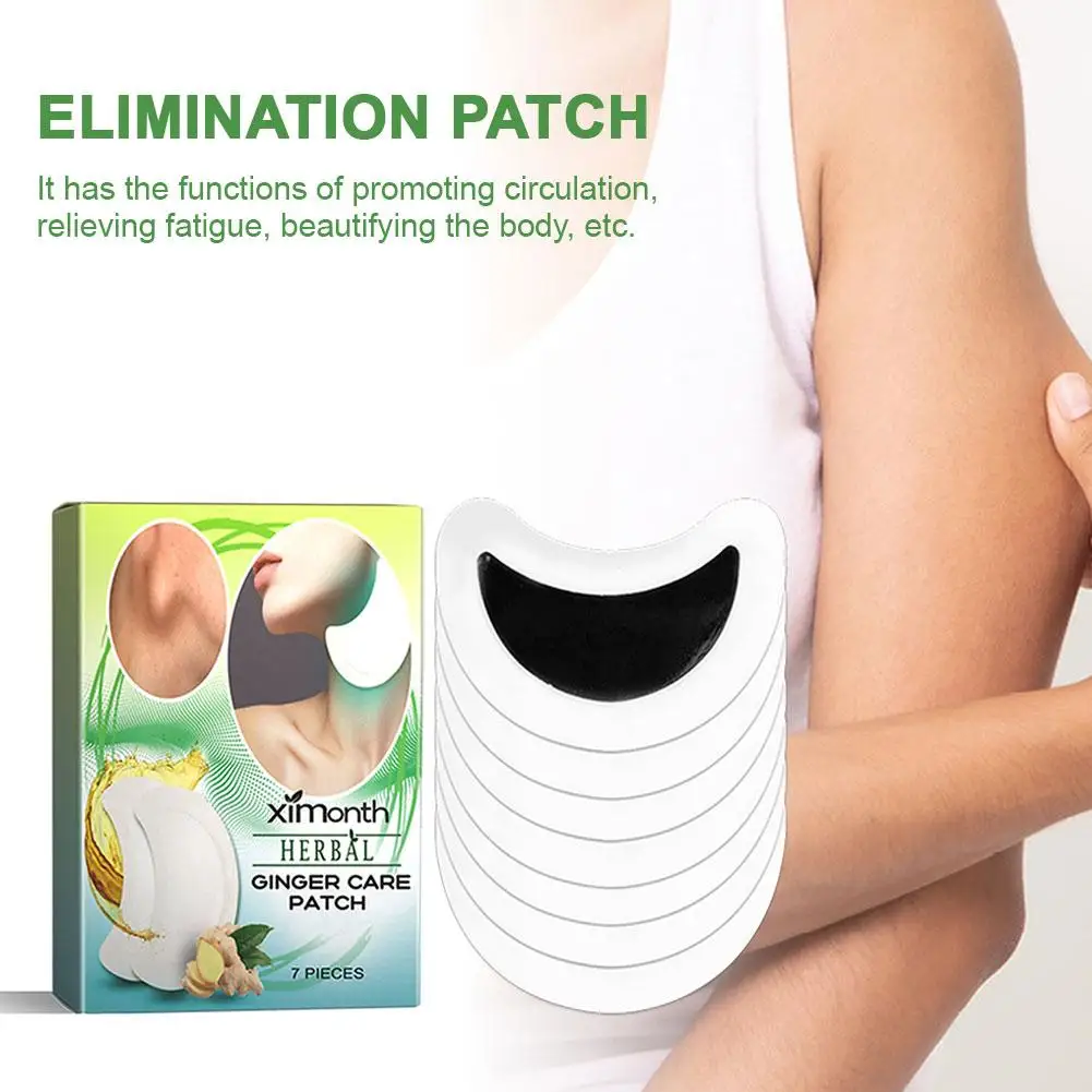 Lymphatic Detox Patch Drainage Thyroid Gland Stickers Effective Painless Treatment Heating Neck Anti Swelling Lymph Node Patches