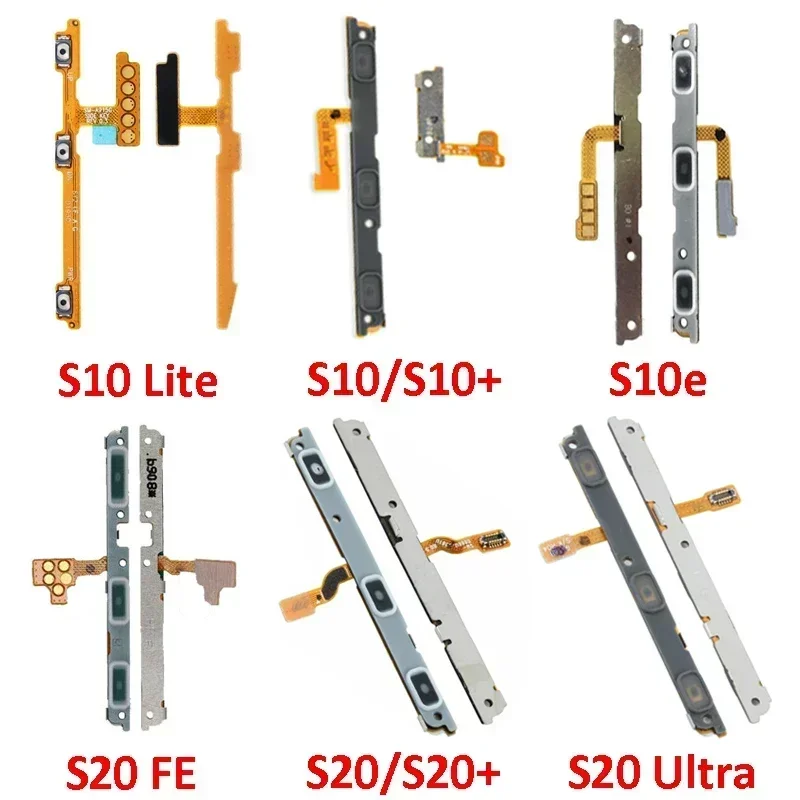 

For Samsung Galaxy S10 Lite S10e S20 Plus Ultra Ori Phone New Power Volume On Off Button Internal Flex Cable Parts