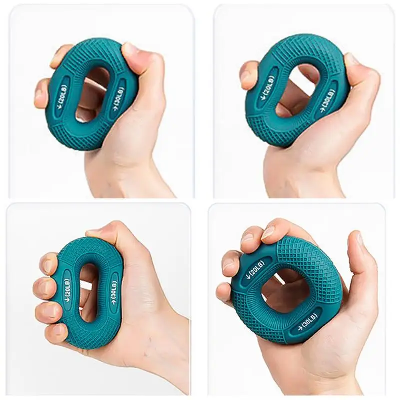 HAGNA 6 Anneaux sensoriels Anti Stress, Jouet tournoyant pour Doigts, Anneau Silicone pour Adultes, Aide à la Concentration et à la Relaxation