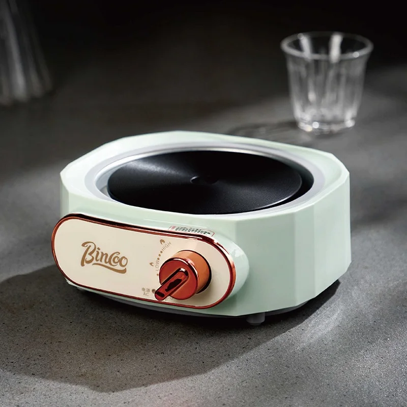 Pote moka 600w, fogão elétrico especial para fabricação de café, base aquecedor, ajuste de 2 velocidades, máquina de chá doméstica, mini caldeira de água portátil