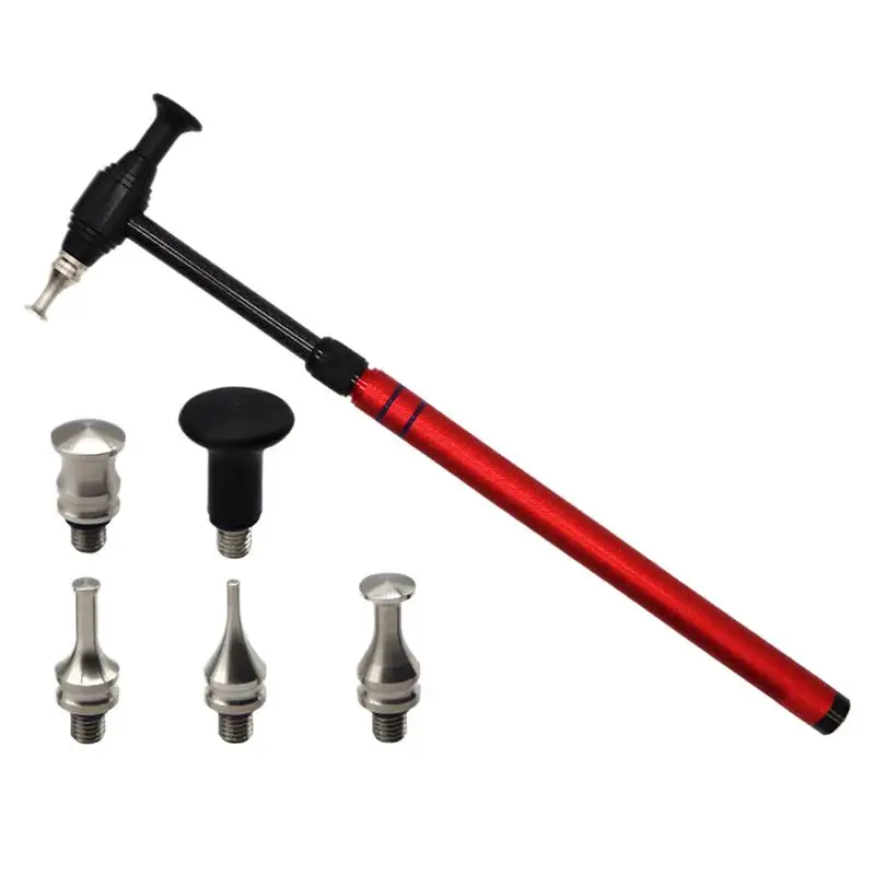 

Auto Dent Hammer Kit Remove Car Body Dent Telescopic Hammer Ergonomic Handle Dent Hammer With Knock Down Replace Heads For