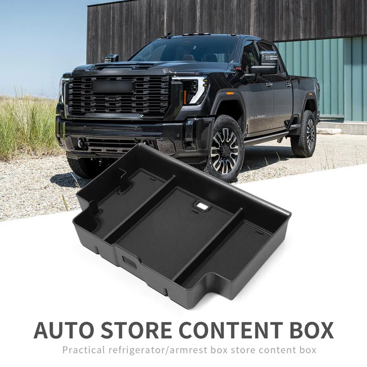 

For GMC 22-24 Sierra Armrest Box Storage Box Chevy Silverado Storage Box Accessories