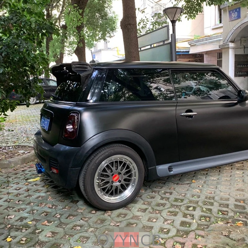 

R56 JCW стиль Carbon Fiber Roof Spoiler для Mini Cooper Ver.2.11/2.12 2001-2008 лет автомобильные аксессуары спойлер крыло