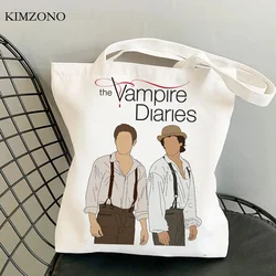 The Vampire Diaries shopping bag grocery shopper juta bag recycle bag shopper bag bolsa comprra woven sac tissu