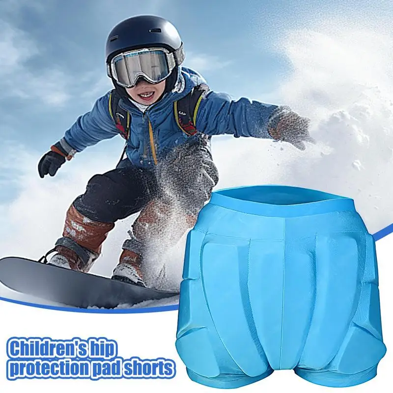 Hip Protection Pads Shorts Ergonomic 3D Snowboard Butt Pad Protective Padded Shorts Skating Protective Gear For Ice Skating