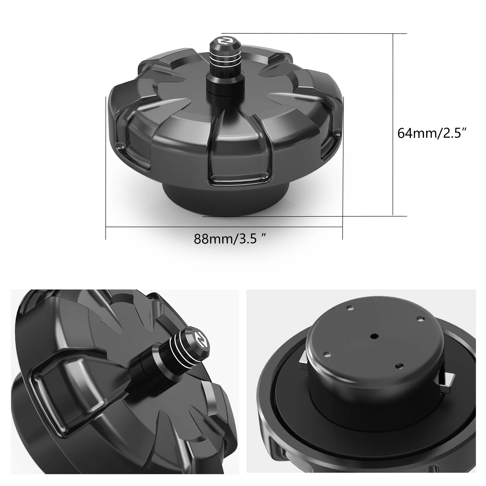 NICECNC Für Honda 1993-2025 XR650L XR 650L Motocross Kraftstofftankdeckel Schutzabdeckung aus Aluminium XR650L Zubehör 2024 2023 2022 2021 – Detail 2