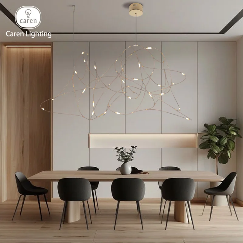 Caren Fireflie Unique LED Pendant Light Modern chandelier Contemporary pendant light Stylish chandelier lighting Elegant pendant