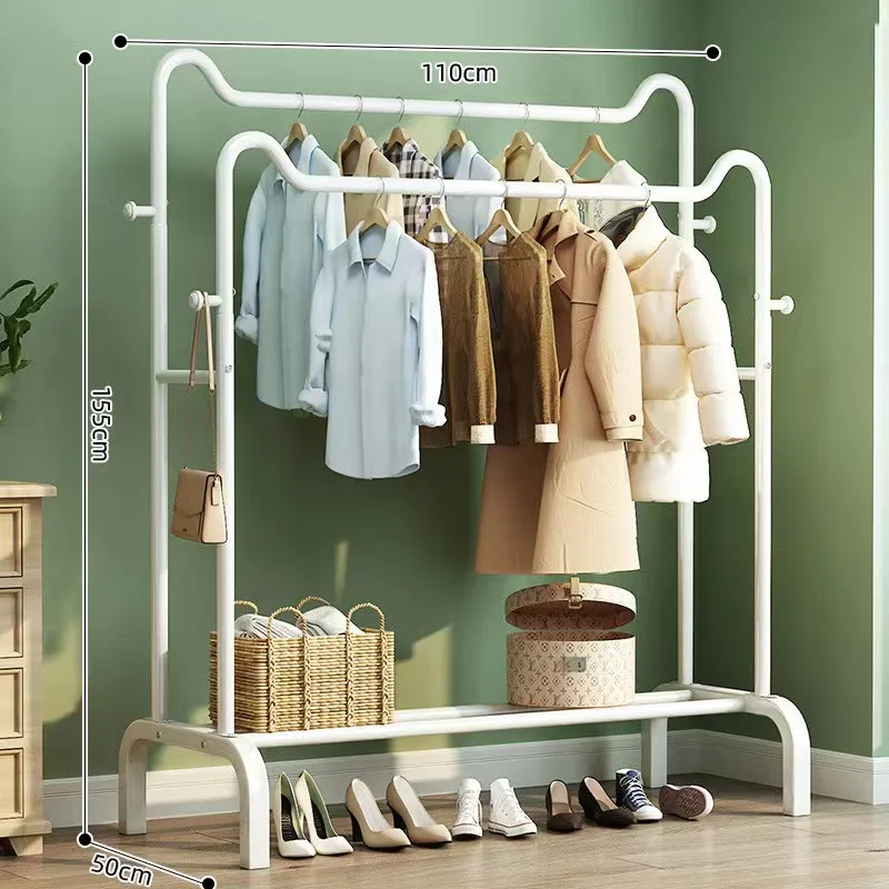 رف الملابس القط الأذن الكربون الصلب صندوق تخزين ملابس شماعات شماعات معدنية عرض أثاث غرفة المعيشة التخزين المنظم الحديثة 50