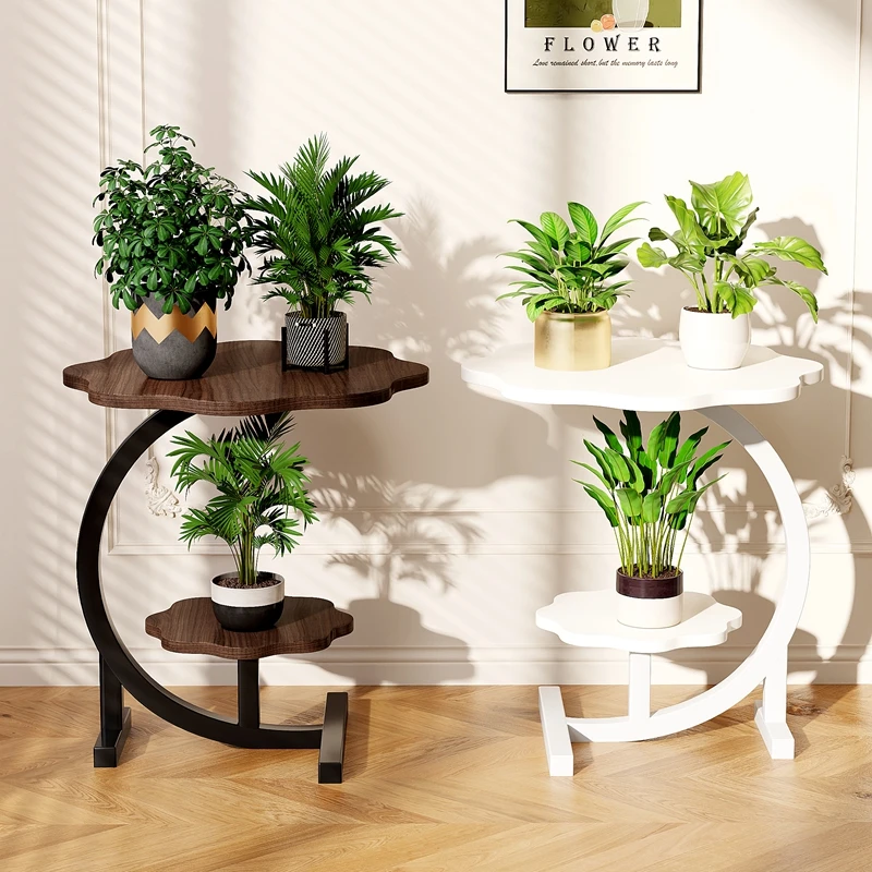 

Новинка 2024 года, подставка для цветов на балконе, гостиная, напольная подставка из нержавеющей стали, железная художественная многослойная полка, держатель для цветочного горшка, сочный