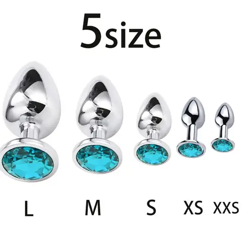 Metal Smooth Anal Plug Stainless Steel Jewelry Base Smooth Butt Plug Prostate Massager Dildos Anus Stimulator Adult sexx Toys