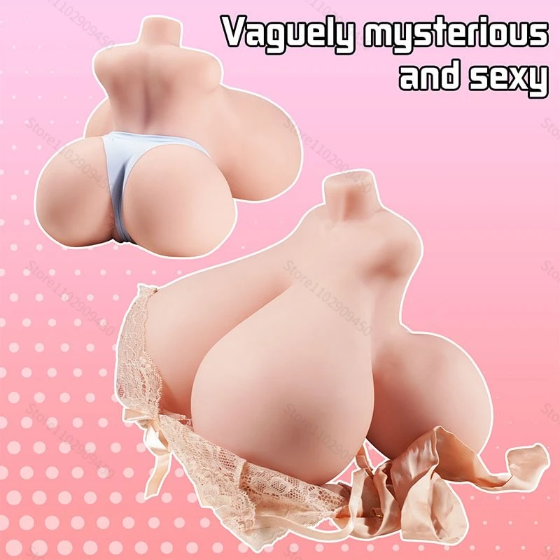 5KG Huge Boobs Sex Doll Torso for Men Male Adult Sex Products Big Tits Boob Toy Chest Masturbation Real Dolls Man Masturbator