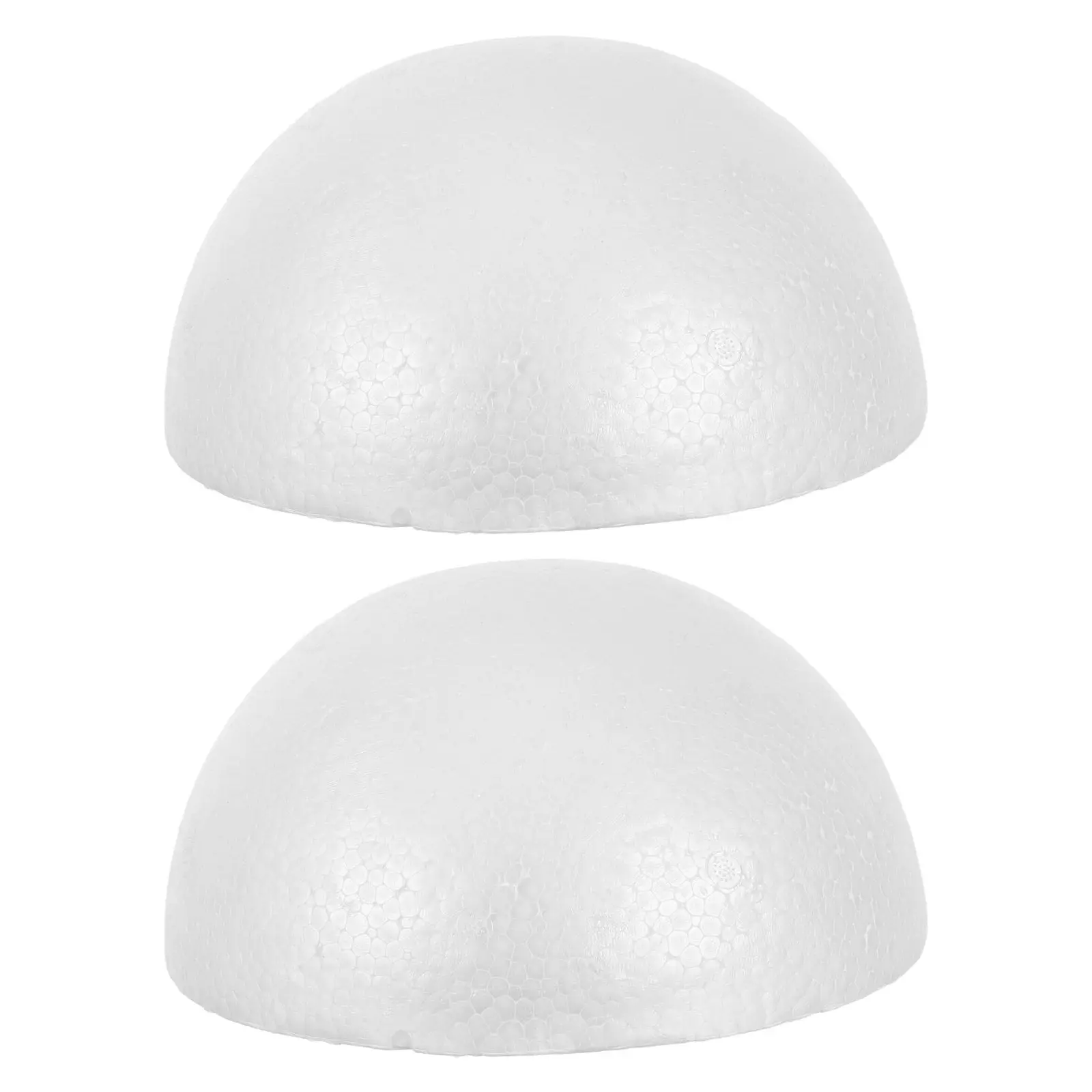 

2Pcs Foam Half Sphere Floral Half Spheres White DIY Craft Balls Wedding Decoration Foam Balls Polystyrene Semi Sphere Floral