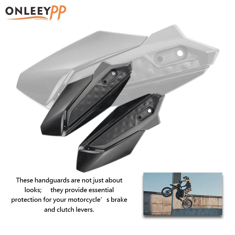 ONLEEYPP Motorcycle Parts Black Left Right Hand Guard Protector Fender Shield Handguard For SURRON SUR RON Ultra Bee Dirt Bike