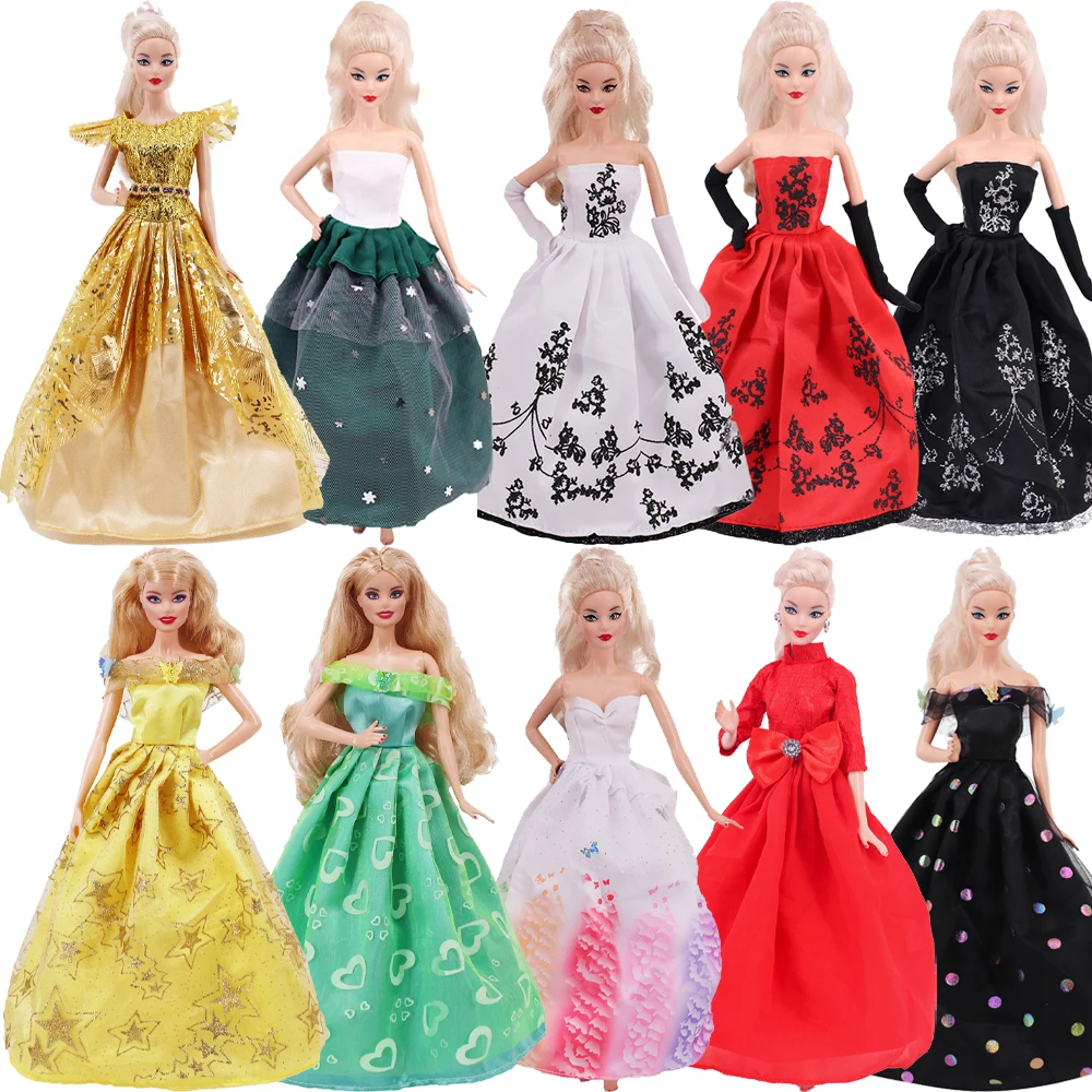 Doll Clothes Fairy Tales of Princess Evening Dress Dolls Miniature Accessories  For 11.8inch 1/6 BJD Blyth Girl's  Birthday Toys