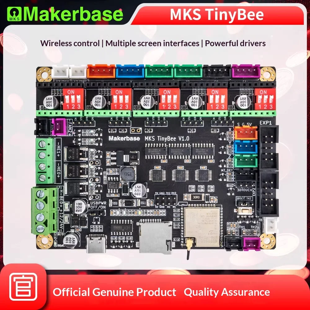 Makerbase MKS TinyBee Little Bee 3D printing motherboard ESP32 WIFI MINI12864
