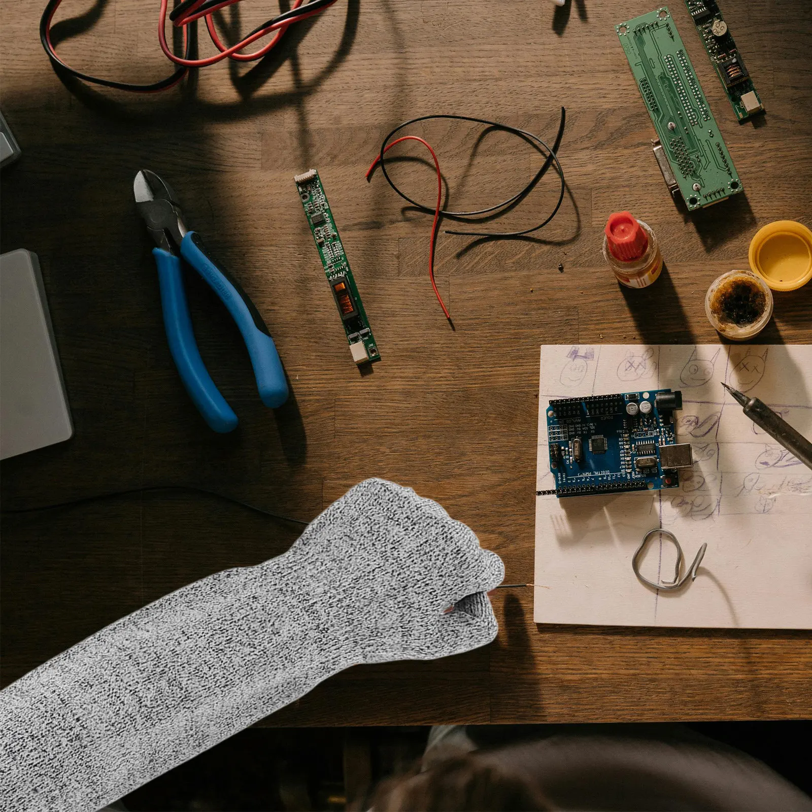 

Cut Resistance Gloves Long Breathable Forearm Sleeves Arm Protection Guard Safety Protective Work Gloves Industrial