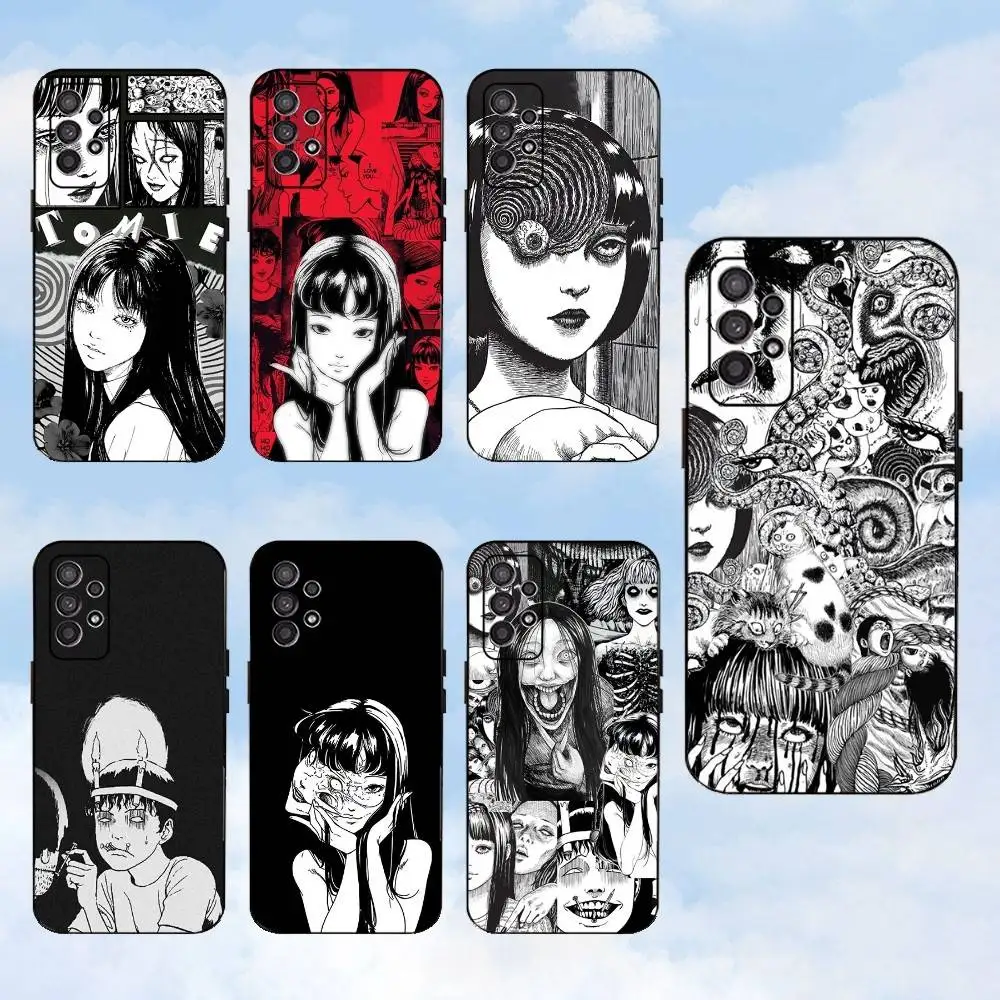

Epc J-Junjito comics Phone Case For Samsung S25,S24,S23,S22,S21,S20,S10,Ultra,Plus,Lite,FE,Soft Silicone Black Cover