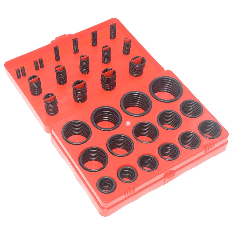 High Quality O ring Seal Set Washer Sealing NBR O-ring Gasket Red/Blue/Yellow Assortment Set Kit Box Eexcavator Service kit