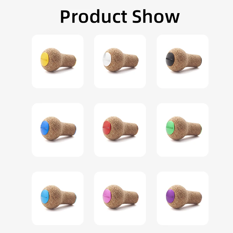 Umi 1pc Fishing Reel Handle Knob DIY Handle Accessories Rubber Cork Include 2pc Bearing Modified Grip Pill Daiw And Shima Rocker