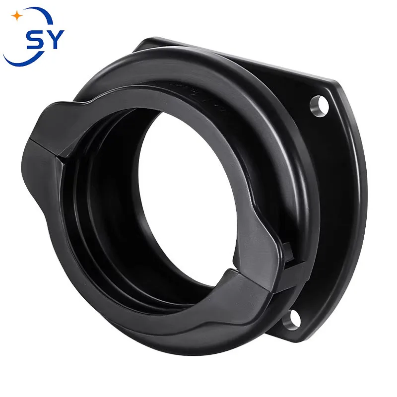 Large Diameter Corrugated Pipe Joint Plastic PE Cable Hose Lock Female Fittings Flange Nylon Threading