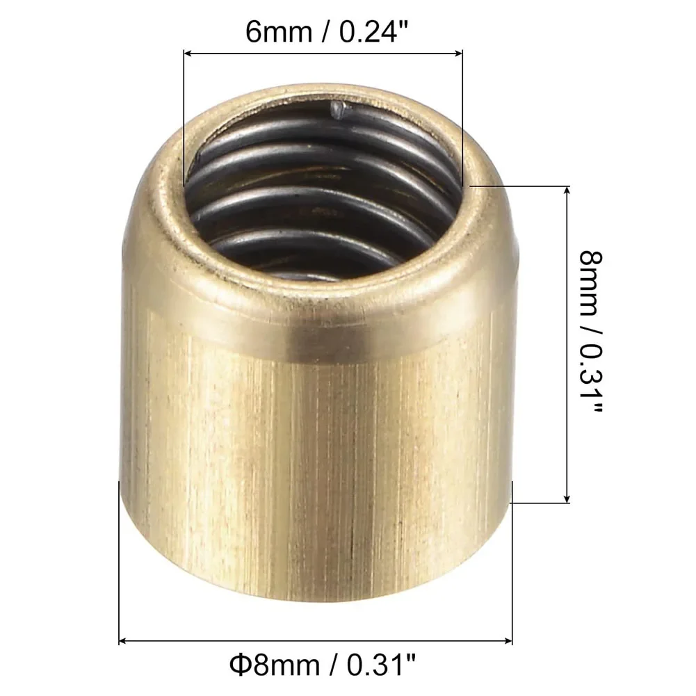 1pcs 4x5mm-12x12mm Direct Injection Copper Oil Cup Straight-Through Pressure Injection Oil Cup Grease Nipple Oil Cup Tools