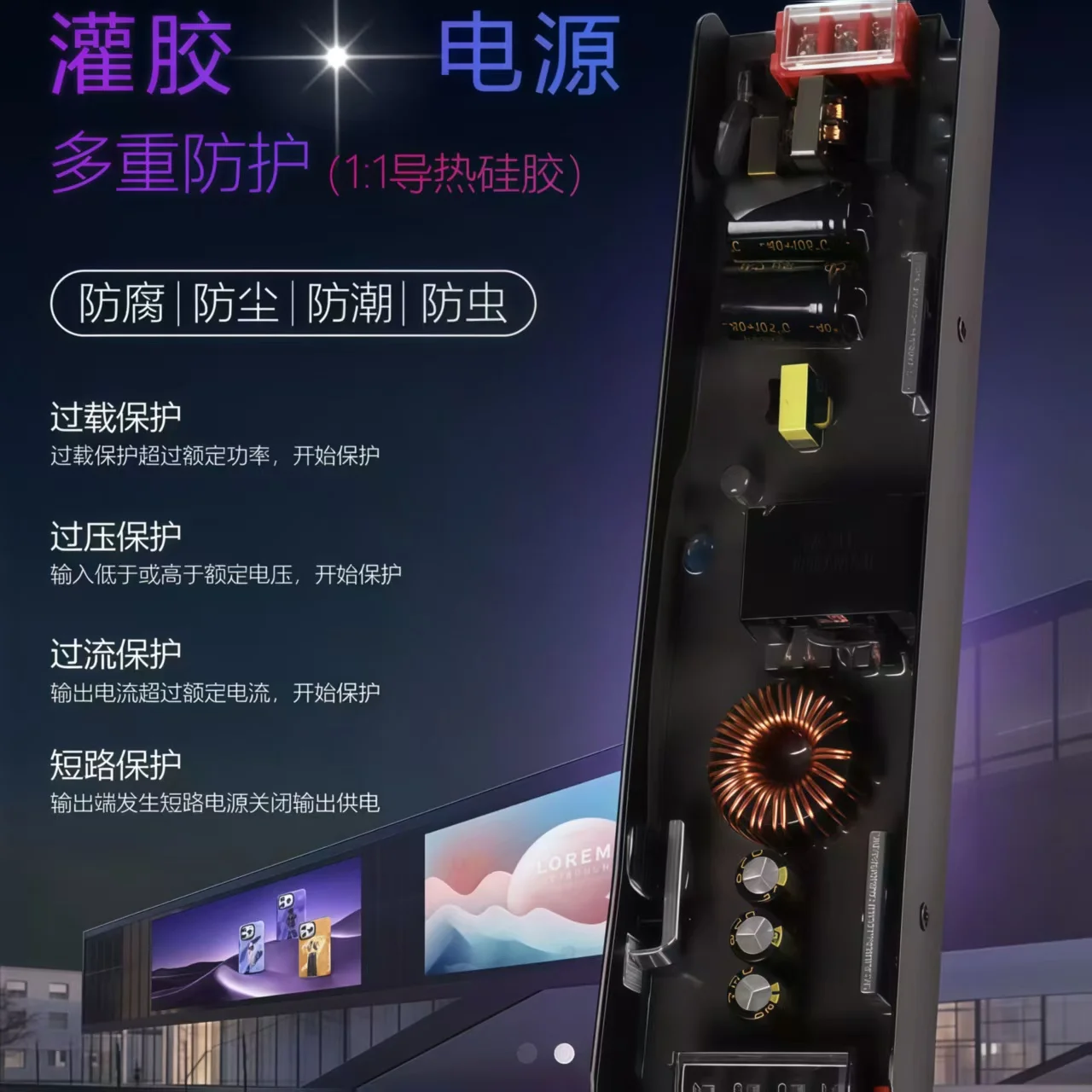 400W-100W Ultra Thin Switching Power Supply Light Transformer AC220V To DC12V 24V Power Supply Source Adapter for LED Strip CCTV