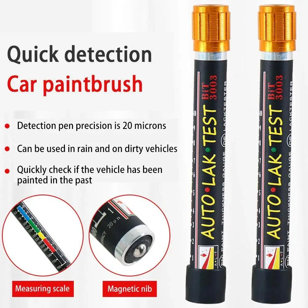 Car Paint Thickness Tester Pen With Scale Portable Car Paint Coating Tester Meter For Car Body Paint Meter Tools