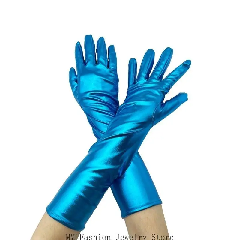 Găng tay kim loại gợi cảm dành cho phụ nữ và bé gái trong chủ đề Phụ kiện trang phục dự tiệc D0UB