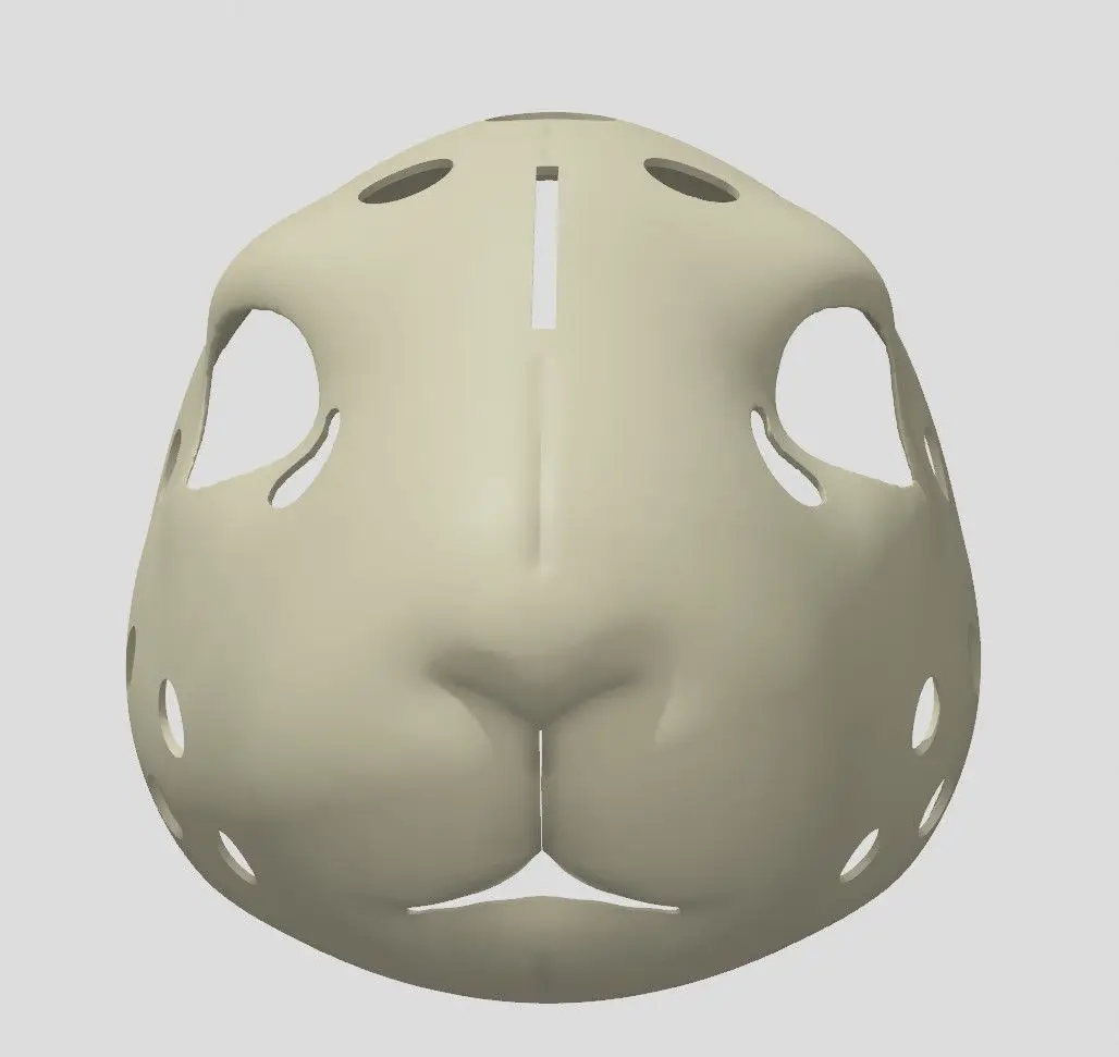 Kigurumi Base Mask Half Realistic Animal Rabbit Mouse Skull Kigurumi Headbase Mask Fursuit Animal Suit Skull DIY Accessories