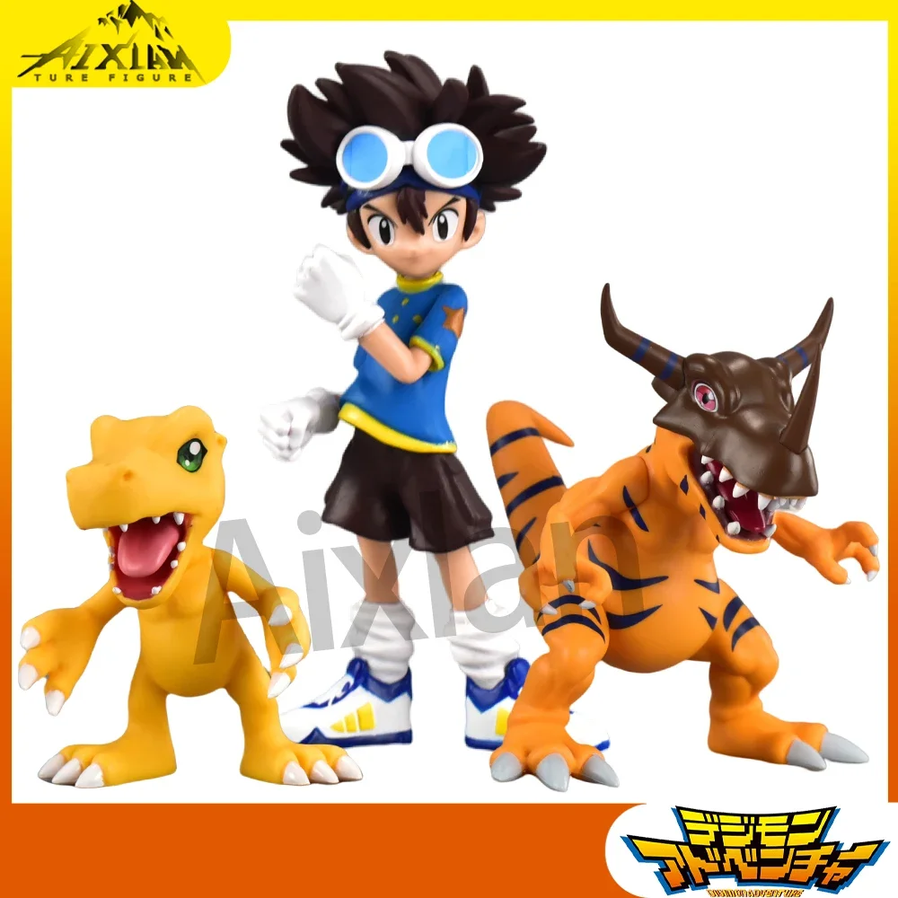 Aixlan Digimon Figure Yagami Taichi Agumon Large Dinosaurs PVC Action Figure Amine Thanksgiving Gift Collectible Figurine