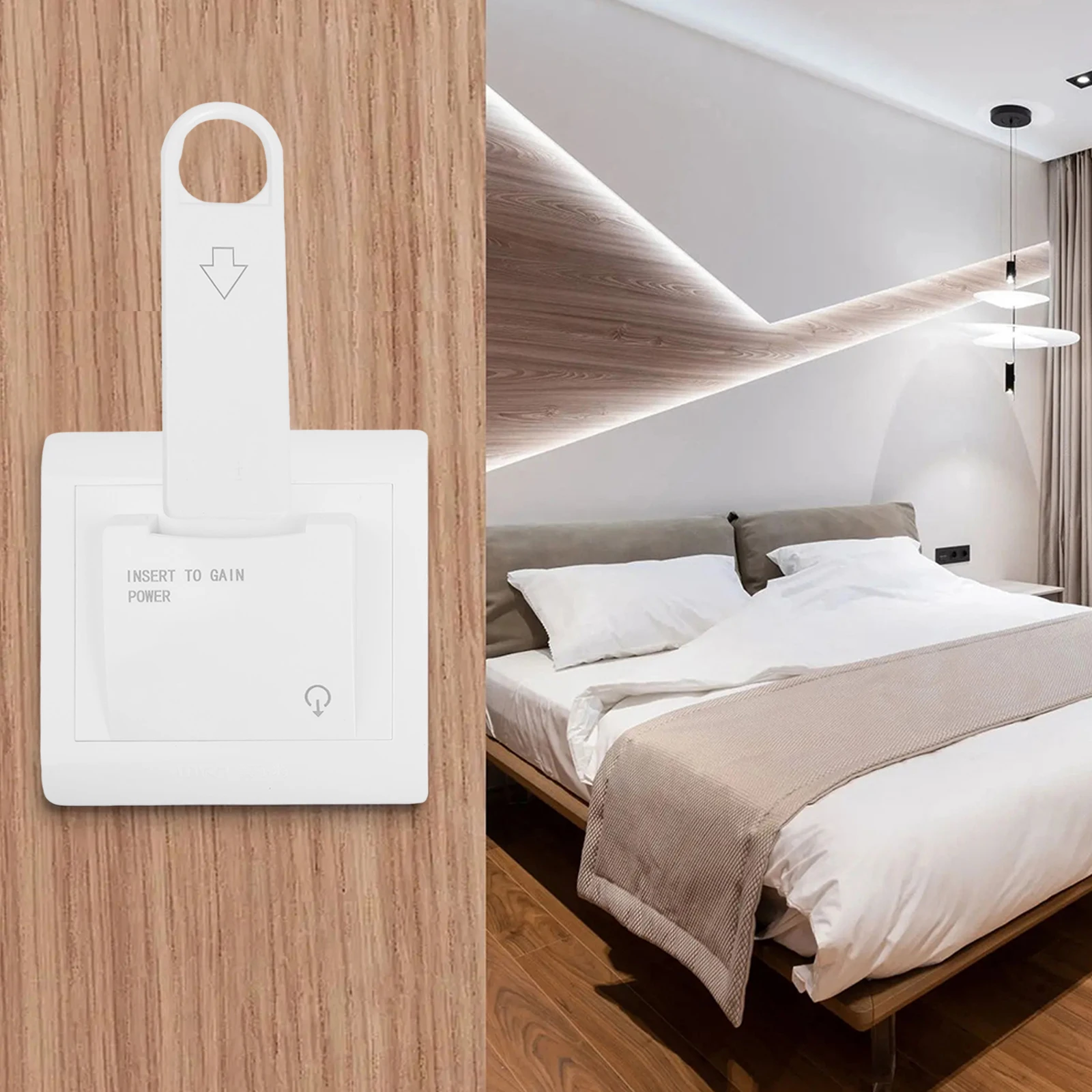 

Магнитный выключатель для гостиниц и апартаментов, 40А, тип 86, энергосберегающий, с 2 картами, для использования в отелях и жилых помещениях