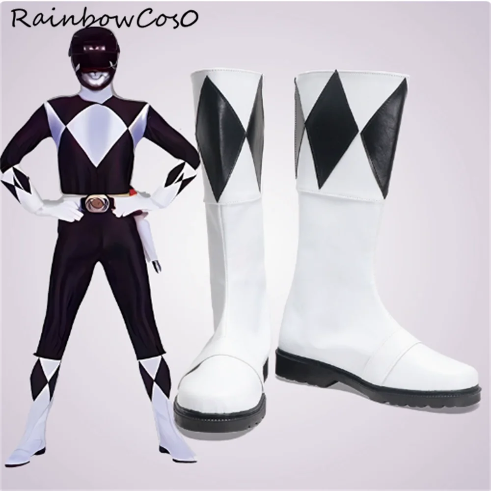 

Goushi Kyoryu Sentai Zyuranger Cosplay Shoes Boots Game Anime Party Halloween RainbowCos0 W4376