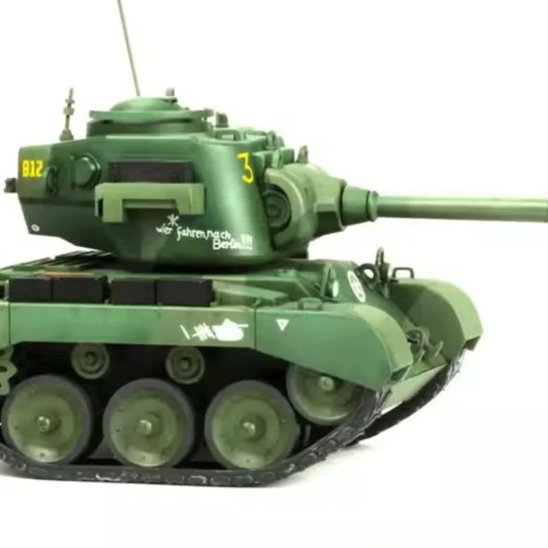 ถังประกอบโมเดล Meng Q Wwt-010 US M26รถถังหนัก Pershing ไม่ต้องใช้กาวเครื่องประดับของขวัญ