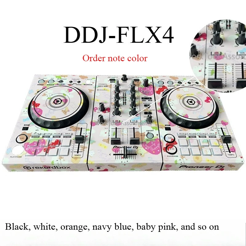 DDJ-FLX4  film  DDJ400 Controller Turntable Skin Sticker Panel Protector